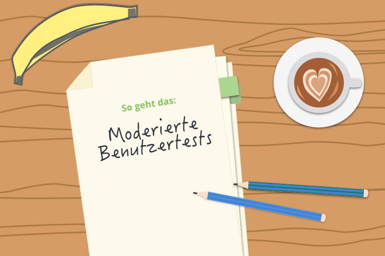 Grafik moderierte Benutzertests