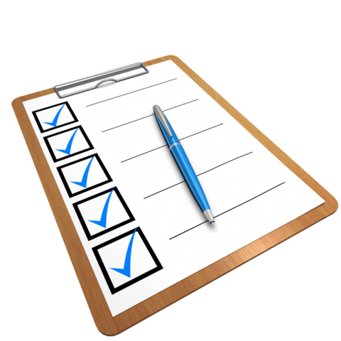 Liste de contrôle pour les expérimentations