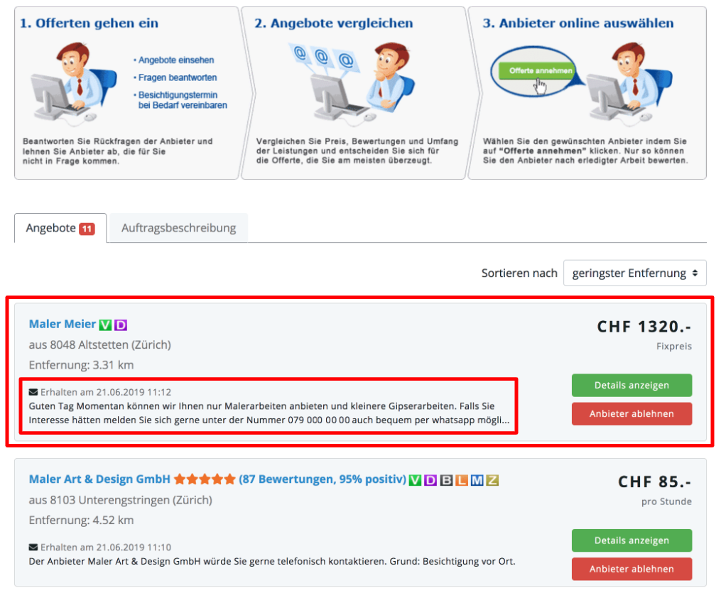 Ofri revised the customer dashboard so that all interactions with the same company were displayed in the same place