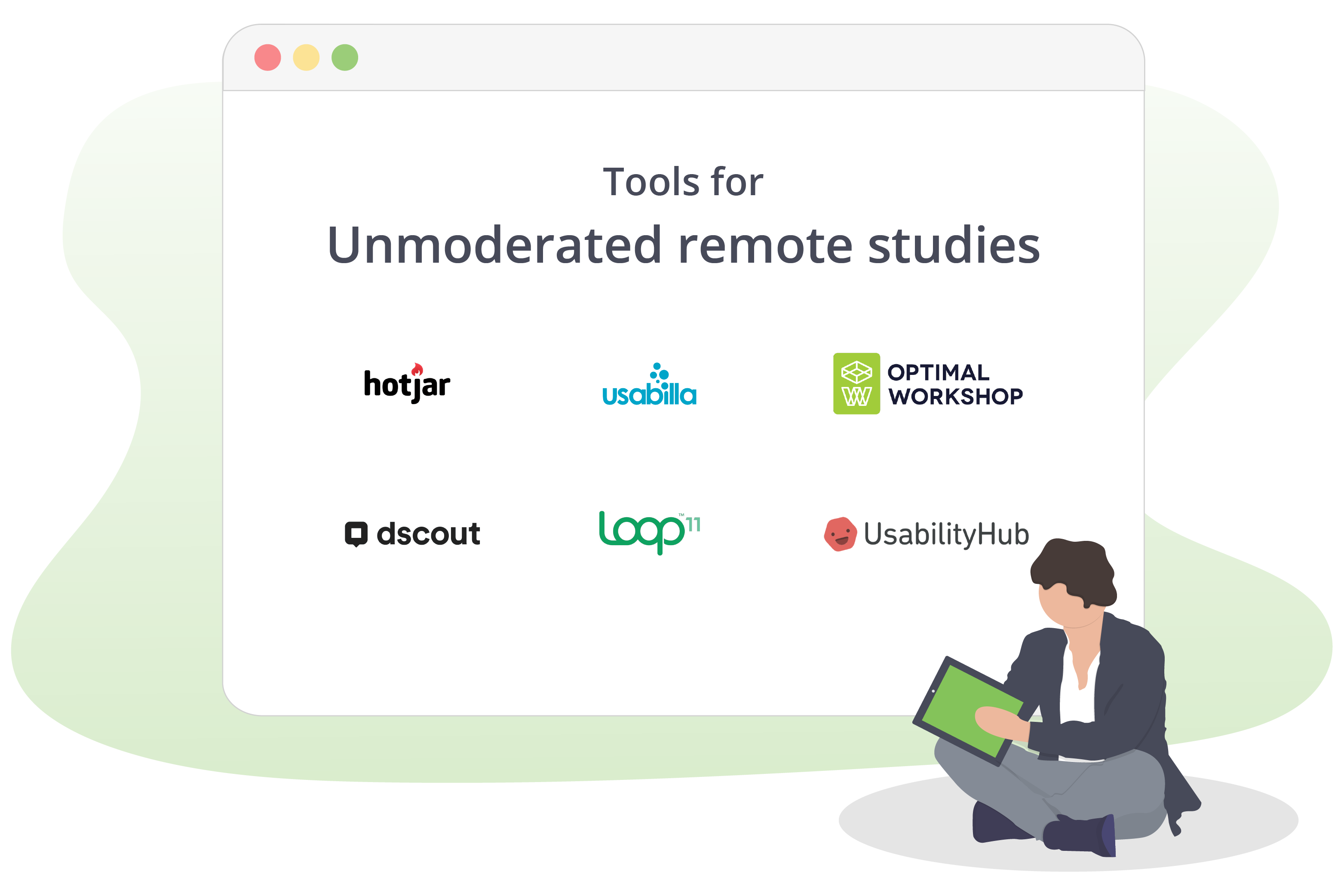 Unmoderated remote research tools 