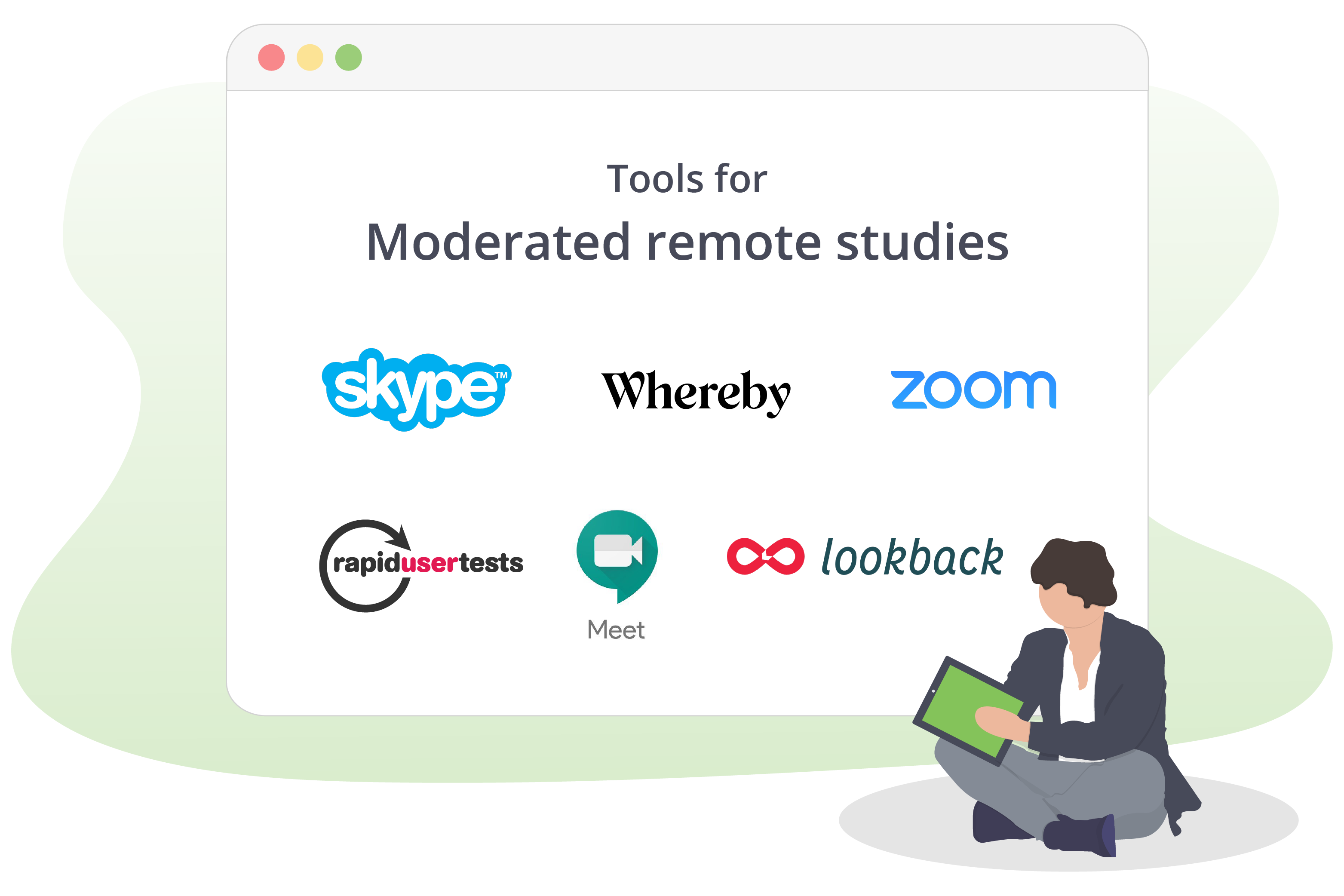 Tools for moderated remote studies