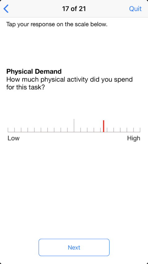 Physical Demand