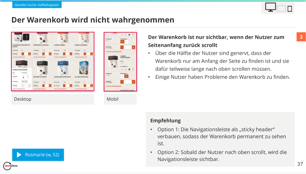 UX Presentation Userlutions