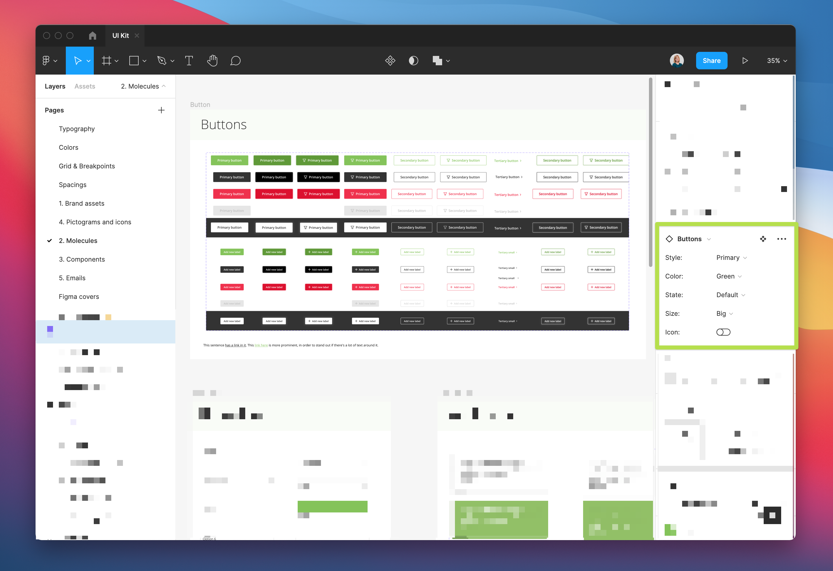 TestingTime Design System Buttons