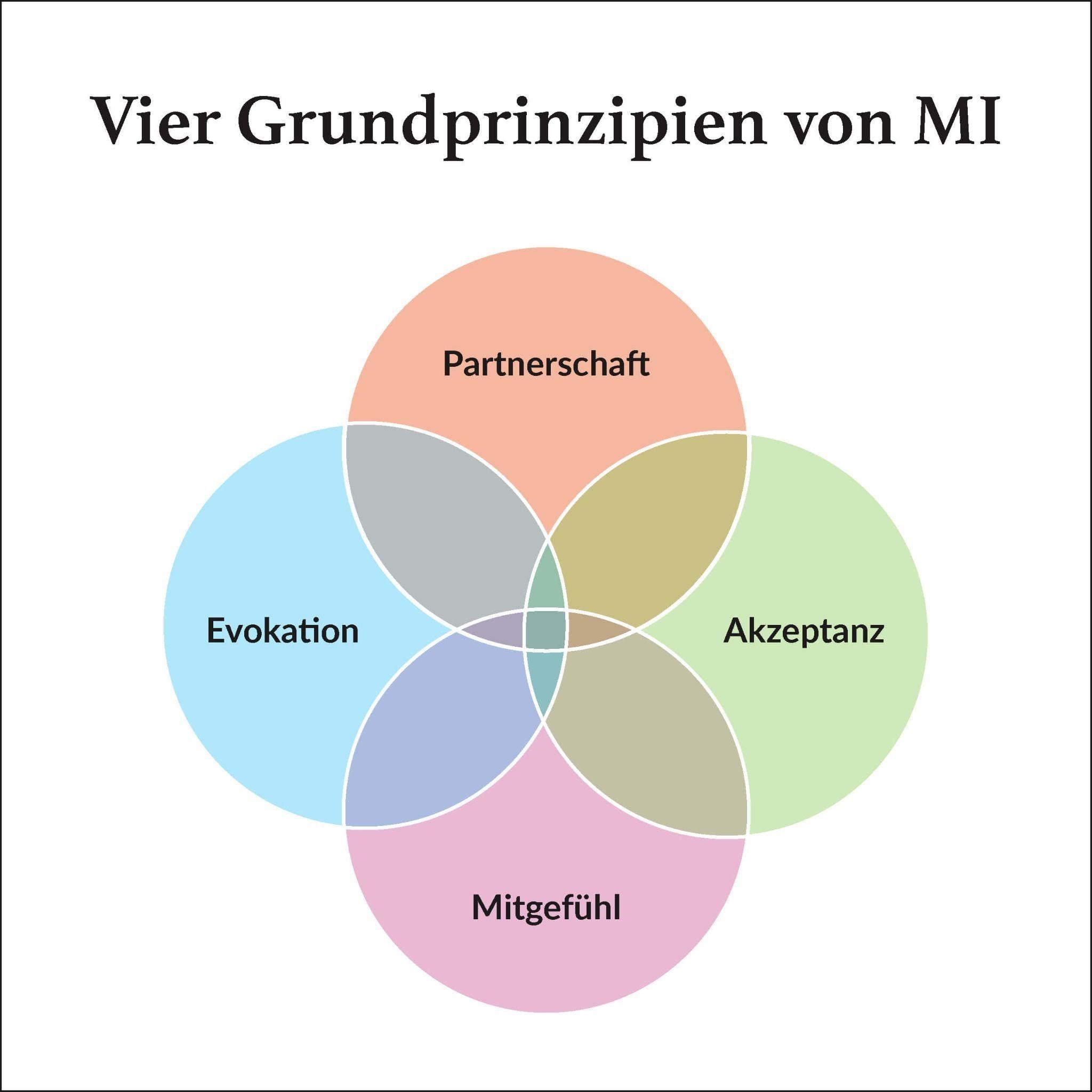 4 Grundprinzipien von Motivational Interviewing