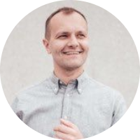 Martin Angehrn. A man with short brown hair and a shirt