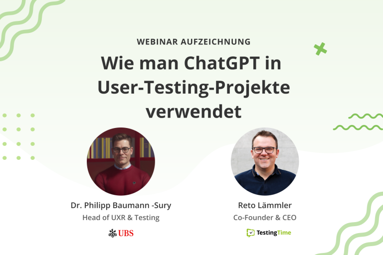 ChatGPT für User Testings