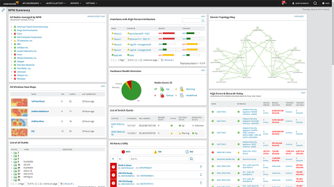 Dashboard example